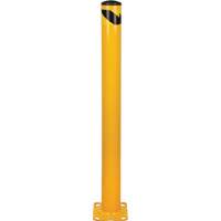 Butoir, Acier, 48" h x 4-1/2" la, Jaune Cam Industrial