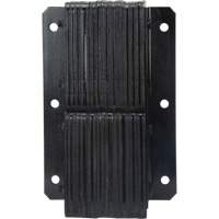 Laminated Dock Bumpers, Vertical, Rubber, 11" W x 4" D x 20" H Cam Industrial
