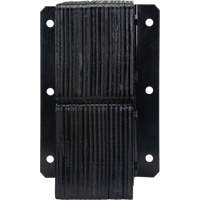 Laminated Dock Bumpers, Vertical, Rubber, 11" W x 6" D x 20" H Cam Industrial