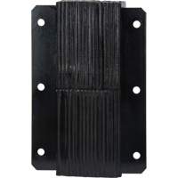 Laminated Dock Bumpers, Vertical, Rubber, 11" W x 6" D x 20" H Cam Industrial