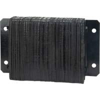 Laminated Dock Bumpers, Horizontal, Rubber, 18" W x 4" D x 12" H Cam Industrial