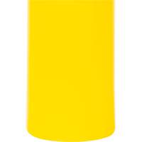 Capuchon en poly&eacute;thyl&egrave;ne pour borne de protection, 4-1/2" dia. x 52" l, Rouge/Jaune Cam Industrial