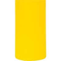 Polyethylene Bollard Cover, 4-1/2" Dia. x 64" L, Red/Yellow Cam Industrial