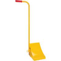 Ice Chock with Ergonomic Handle, Steel, Yellow, 8-1/16" W x 10-5/8" D x 8-13/16" H Cam Industrial