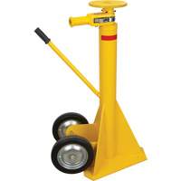 Cric &agrave; rochet pour remorque &agrave; capacit&eacute; statique de 100 000 lb, Cap. de levage 20 tonnes Cam Industrial