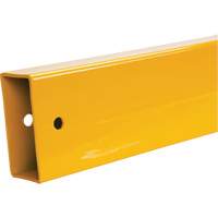 Lift-Out Guard Rail, Steel, 3' L x 4" H, Safety Yellow Cam Industrial