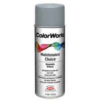 Maintenance Choice Enamel, Grey Primer, Very Flat, 11 oz., Aerosol Can Cam Industrial