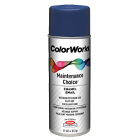 Maintenance Choice Enamel, Navy Blue, Gloss, 11 oz., Aerosol Can Cam Industrial