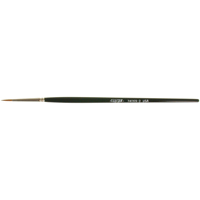 Artist Paint Brush, 3/32" Brush Width, Red Sable, Wood Handle Cam Industrial