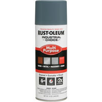 Industrial Choice&reg; 1600 System Multi-Purpose Enamel Spray Paint, Machine Grey, Gloss, 12 oz., Aerosol Can Cam Industrial