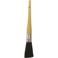 Oval Paint Brush, Bristle, Plastic Handle, 1-1/16" Width Cam Industrial