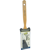 Crown Pro Straight Paint Brush, Bristle, Wood Handle, 2" Width Cam Industrial