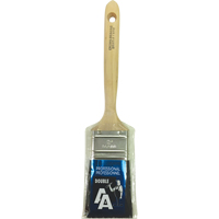 Straight Sash Paint Brush, Bristle, Wood Handle, 2" Width Cam Industrial