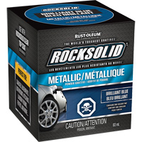 Additifs de poudre m&eacute;tallique RockSolid, 60 ml, Bouteille, Bleu brillant Cam Industrial