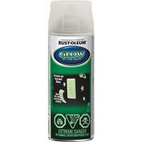 Specialty Glow-in-the-Dark Paint, Aerosol Can, Clear Cam Industrial