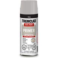 Tremclad&reg; Rust Primer Spray, Grey, Very Flat, Aerosol Can Cam Industrial