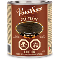Varathane&reg; Premium Gel Stain, 946 ml, Espresso Cam Industrial