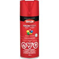 Appr&ecirc;t + peinture COLORmaxx, Rouge banni&egrave;re, Brillant, 12 oz, Canette a&eacute;rosol Cam Industrial