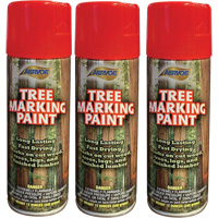 Peinture fluorescente pour marquer les arbres Aervoe 690, Rouge fluorescent, 16 oz Cam Industrial