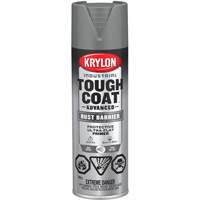 Tough Coat&reg; Advanced Paint with Rust Barrier Technology, Grey Primer, Ultra-Flat, 425 g, Aerosol Can Cam Industrial