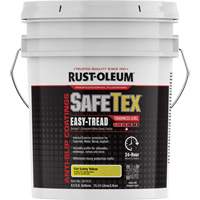Rev&ecirc;tement d'acrylique SafeTex Easy-Tread, 4 gal., &agrave; l'eau, Plat/Textur&eacute;, Jaune Cam Industrial