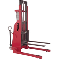 Hydraulic Stacker, Electric Operated, 1500 lbs. Capacity, 96" Max Lift Cam Industrial