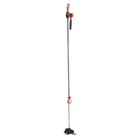 Mini Lever Hoist, 15' Lift, 500 lbs. (0.25 tons) Capacity, Steel Chain Cam Industrial