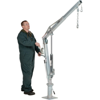 Winch Operated Truck Jib Crane, 500 lbs. (0.25 tons) Capacity, 99" Max. Clearance Cam Industrial