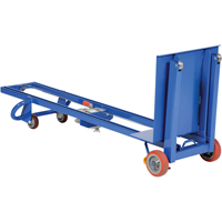 Platform Lift Stacker, Hand Winch Operated, 400 lbs. Capacity, 58" Max Lift Cam Industrial