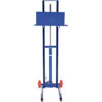 Hydraulic Platform Lift Stacker, Foot Pump Operated, 400 lbs. Capacity, 51-1/8" Max Lift Cam Industrial