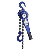 Lever Hoist, 5' Lift, 1500 lbs. (0.75 tons) Capacity, Grade 80 load chain Chain Cam Industrial