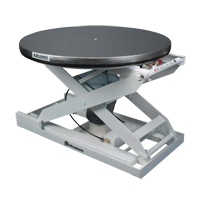 Positionneur pour palette &agrave; nivellement automatique EZ Loader E - plateforme en acier inoxydable, 43" lo x 43" la, Capacit&eacute; 4000 lb Cam Industrial