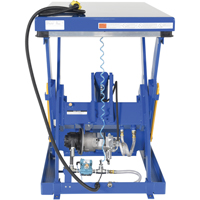 Table &eacute;l&eacute;vatrice &agrave; ciseaux hydraulique, Acier, 60" lo x 30" la, Cap. 3000 lb Cam Industrial