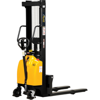 Fork Lift Stacker, Electric Operated, 2000 lbs. Capacity, 98" Max Lift Cam Industrial