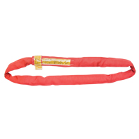 Polyester Round Sling, Red, 3" W x 3' L, 14000 lbs. Vertical Load Cam Industrial