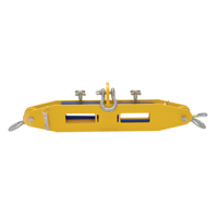 Forklift Lifting Beam, 7" x 2-1/2" Fork Pocket Cam Industrial