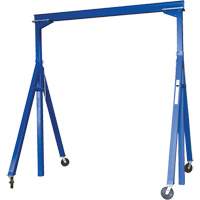Adjustable Height Gantry Crane, 15' L, 6000 lbs. (3 tons) Capacity Cam Industrial