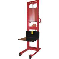 Winch Stacker, Hand Winch Operated, 1000 lbs. Capacity, 70" Max Lift Cam Industrial