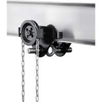 HTG Geared Clevis Trolley, 4409 lbs. (2 tons) Capacity, 2-39/64" - 8-43/64" Cam Industrial