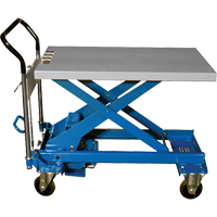 Table &eacute;l&eacute;vatrice &agrave; ciseaux Dandy Lift, 39-2/5" lo x 23-3/5" la, Acier, Capacit&eacute; 1760 lb Cam Industrial