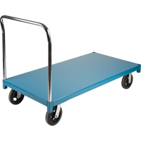 Heavy-Duty Platform Truck, 60" L x 30" W, 2000 lbs. Capacity, Rubber Casters Cam Industrial