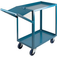 Order Picking Carts, 36" H x 18" W x 46" D, 2 Shelves, 1200 lbs. Capacity Cam Industrial