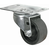 Light-Duty Caster, Swivel, 2-1/2" (63.5 mm), Polyolefin, 200 lbs. (91 kg.) Cam Industrial