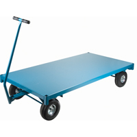 Chariots &agrave; plateforme - Chariots wagon ergonomiques &agrave; plateforme, 36" la x 72" la x Capacit&eacute; 1000 lb Cam Industrial