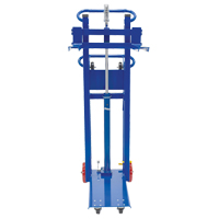 Platform Lift Stacker, Foot Pump Operated, 750 lbs. Capacity, 52" Max Lift Cam Industrial