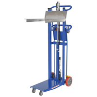 Hydra Lift Platform Stacker, Foot Pump Operated, 750 lbs. Capacity, 52" Max Lift Cam Industrial