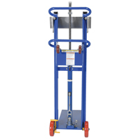 Hydra Lift Platform Stacker, Foot Pump Operated, 750 lbs. Capacity, 52" Max Lift Cam Industrial