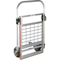 Four Wheel Folding Platform Truck, Aluminum, 750 lbs., 31" L x 23-1/4" W, 39" High Cam Industrial