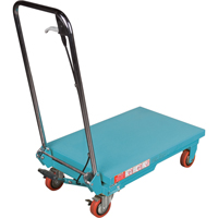 Heavy-Duty Hydraulic Scissor Lift Table, 27-1/2" L x 17-3/4" W, Steel, 330 lbs. Capacity Cam Industrial