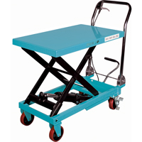 Heavy-Duty Hydraulic Scissor Lift Table, 32" L x 19-3/4" W, Steel, 1100 lbs. Capacity Cam Industrial